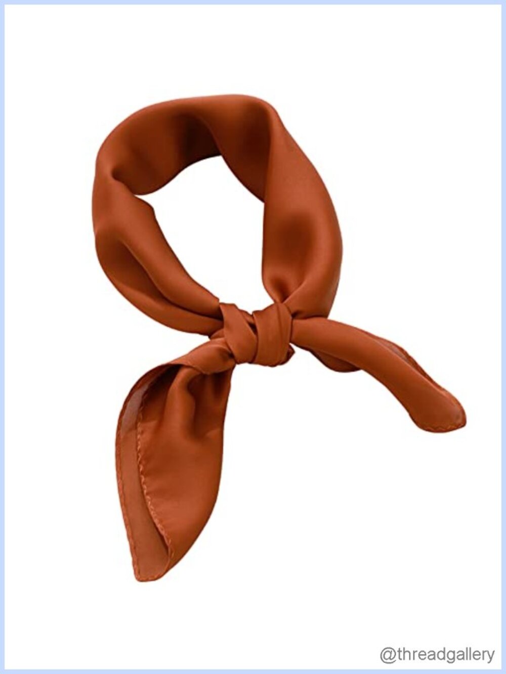 Square Satin Silk Feeling Headscarf Neckerchief Bandana Hair Scarf Handbag